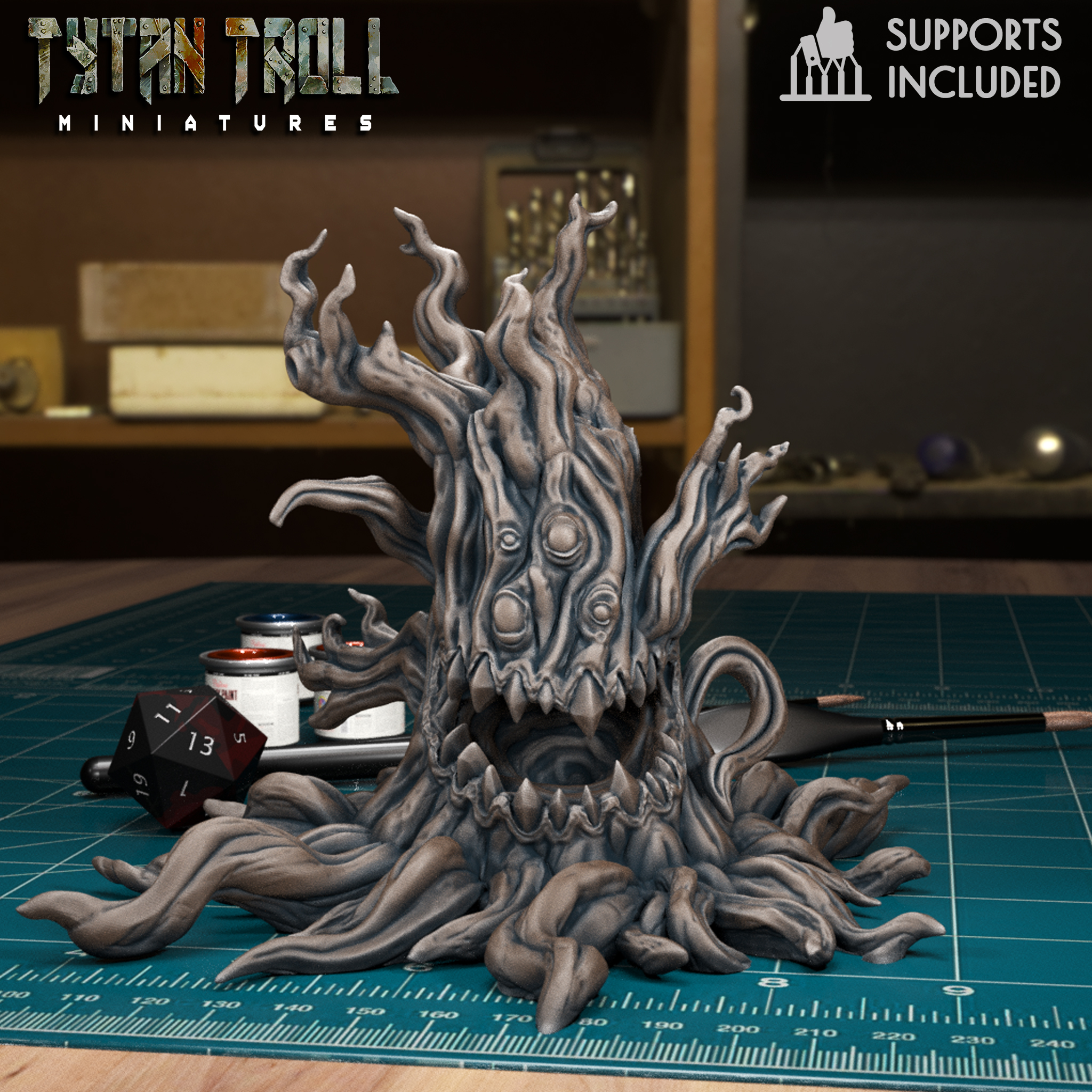 Haunted Tree 04 [Pre-Supported]